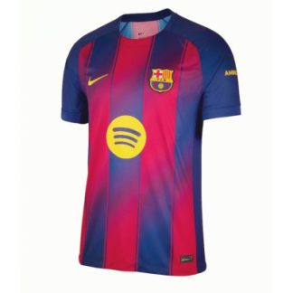Barcelona Herr Hemmatröja 2025-26 Kortärmad Fotbollströja