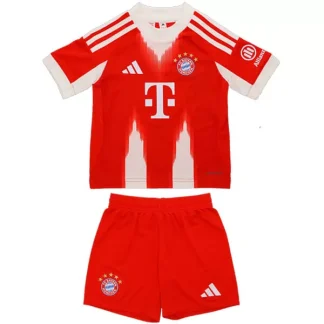 Bayern München Barn Hemmatröja 2025/26 Kortärmad Fotbollsställ med Shorts
