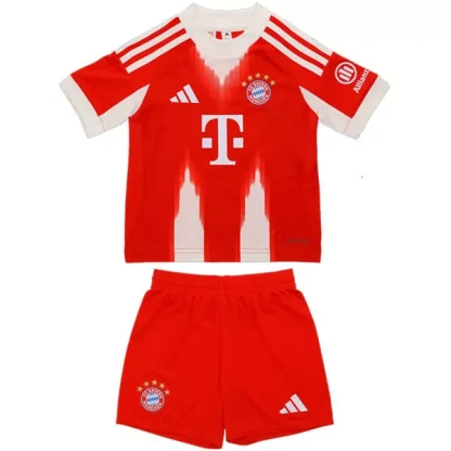 Bayern München Barn Hemmatröja 2025/26 Kortärmad Fotbollsställ med Shorts