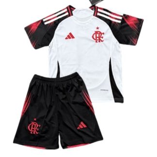 CR Flamengo Barn Bortatröja 2025/26 Fotbollsställ med Shorts