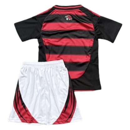 CR Flamengo Barn Hemmatröja 2025/26 Kortärmad Fotbollsställ med Shorts-1