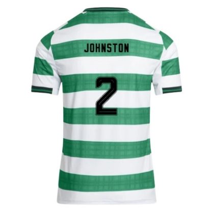 Celtic FC Herr Hemmatröja 2025/26 Alistair Johnston #2 Kortärmad Billig Fotbollströja