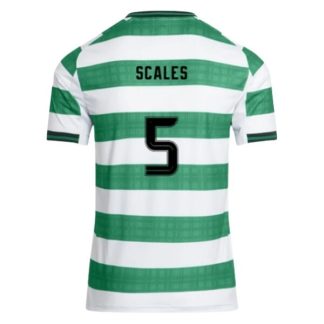 Celtic FC Herr Hemmatröja 2025/26 Liam Scales #5 Kortärmad Billig Fotbollströja