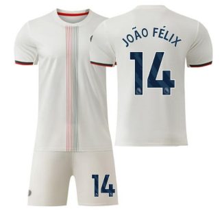 Chelsea Barn Bortatröja 2025/26 João Félix #14 Fotbollsställ med Shorts