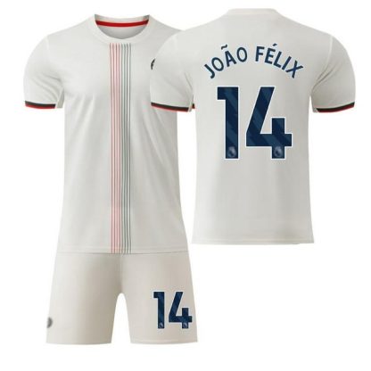 Chelsea Barn Bortatröja 2025/26 João Félix #14 Fotbollsställ med Shorts