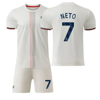 Chelsea Barn Bortatröja 2025/26 Pedro Neto #7 Fotbollsställ med Shorts