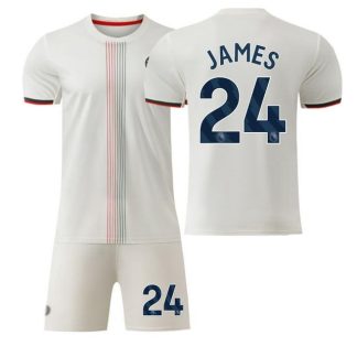 Chelsea Barn Bortatröja 2025/26 Reece James #24 Fotbollsställ med Shorts