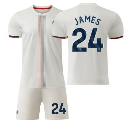Chelsea Barn Bortatröja 2025/26 Reece James #24 Fotbollsställ med Shorts