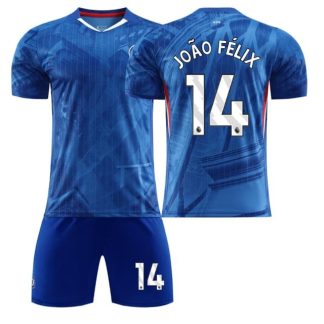 Chelsea Barn Hemmatröja 2025/26 João Félix #14 Fotbollsställ med Shorts