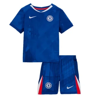 Chelsea Barn Hemmatröja 2025/26 Kortärmad Hemmatröja med Shorts