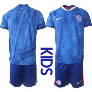 Chelsea FC Hemmaställ Barn 2025/26 – Kortärmad Fotbollströja + Shorts
