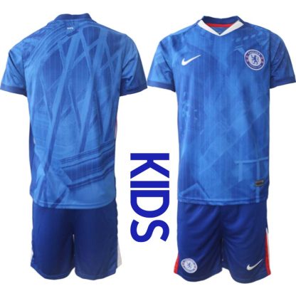 Chelsea FC Hemmaställ Barn 2025/26 – Kortärmad Fotbollströja + Shorts