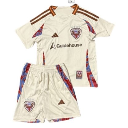 DC United Barn Bortatröja 2025/26 Fotbollsställ med Shorts
