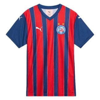 Esporte Clube Bahia Herr Bortatröja 2025/26 Kortärmad Billig Fotbollströja