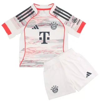 FC Bayern München Barn Bortatröja 2025/26 Fotbollsställ med Shorts