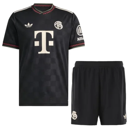 FC Bayern München Barn Tredjeställ 2025/26 – Kortärmad Fotbollströja + Shorts