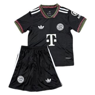 FC Bayern München Barn Tredjetröja 2025/26 Kortärmad Fotbollsställ med Shorts