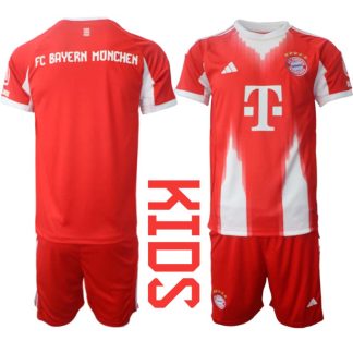 FC Bayern München Hemmaställ Barn 2025/26 – Kortärmad Fotbollströja + Shorts