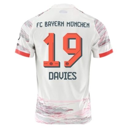 FC Bayern München Herr Bortatröja 2025/26 Alphonso Davies #19 Kortärmad Billig Fotbollströja
