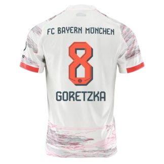 FC Bayern München Herr Bortatröja 2025/26 Leon Goretzka #8 Kortärmad Billig Fotbollströja