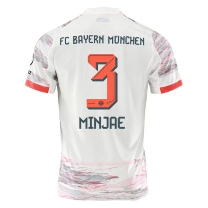 FC Bayern München Herr Bortatröja 2025/26 Minjae Kim #3 Kortärmad Billig Fotbollströja