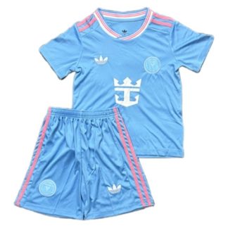 Inter Miami CF Barn Tredjetröja 2025/26 Kortärmad Fotbollsställ med Shorts