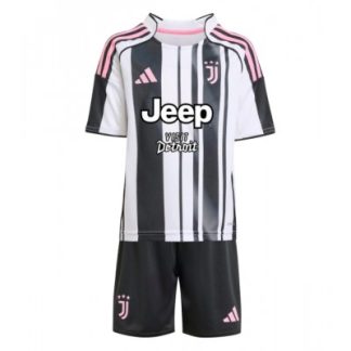 Juventus Barn Hemmaställ 2025/26 Kortärmad Tröja + Shorts