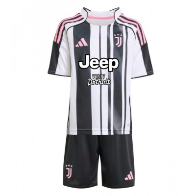 Juventus Barn Hemmaställ 2025/26 Kortärmad Tröja + Shorts