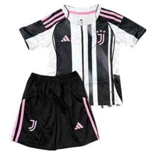 Juventus Barn Hemmatröja 2025/26 Kortärmad Fotbollsställ med Shorts