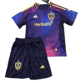 LA Galaxy Barn Bortatröja 2025/26 Fotbollsställ med Shorts