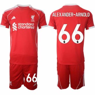 Köp Liverpool Herr Hemmatröja 2025/26 Alexander-Arnold 66 Fotbollsställ Kortärmad (+ Korta byxor)