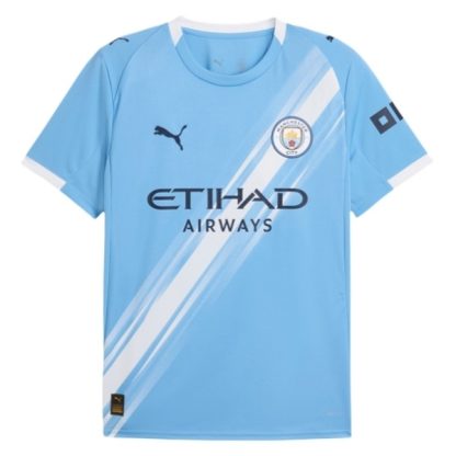 Manchester City Hemmatröja 2025/26 Kortärmad Fotbollströja