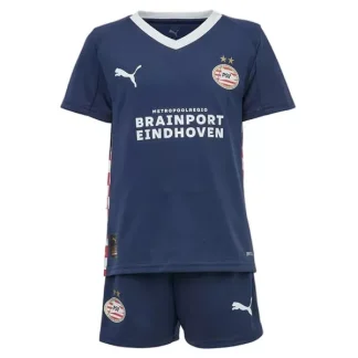 PSV Eindhoven Barn Bortatröja 2025/26 Fotbollsställ med Shorts