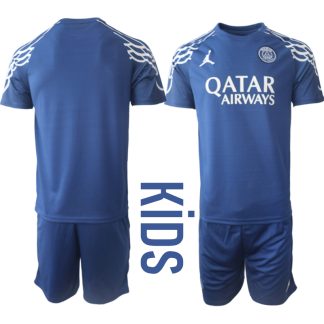 Paris Saint-Germain Barn Fjärdetröja 2024/25 PSG Jordan Fotbollsställ med Shorts