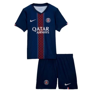 Paris Saint-Germain Hemmatröja Barn 2025/26 Kortärmad Fotbollsställ med Shorts