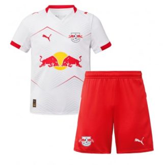 RB Leipzig 2025/26 Hemmatröja Barn Set – Kortärmad Fotbollströja med Shorts