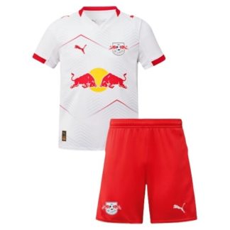 RB Leipzig Hemmatröja 2025/26 Barn Fotbollsställ med Shorts