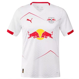 RB Leipzig Herr Hemmatröja 2025/26 Kortärmad Billig Fotbollströja