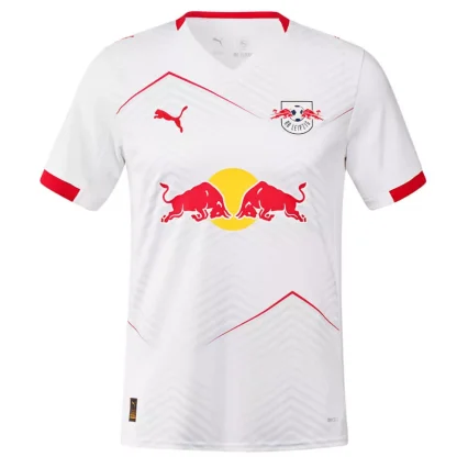 RB Leipzig Herr Hemmatröja 2025/26 Kortärmad Billig Fotbollströja