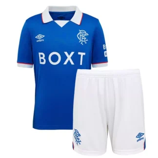 Rangers FC Barn Hemmatröja 2025/26 Fotbollsställ med Shorts