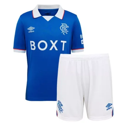 Rangers FC Barn Hemmatröja 2025/26 Fotbollsställ med Shorts