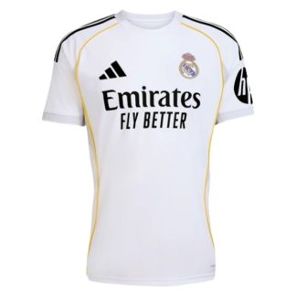 Real Madrid Hemmatröja 2025/2026 Kortärmad Billig Fotbollströja