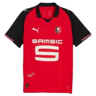 Stade Rennais Herr Hemmatröja 2025/26 Kortärmad Billig Fotbollströja