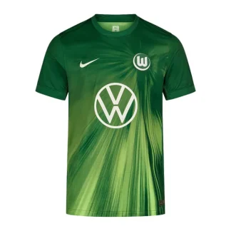 VFL Wolfsburg Herr Hemmatröja 2025/26 Kortärmad Billig Fotbollströja