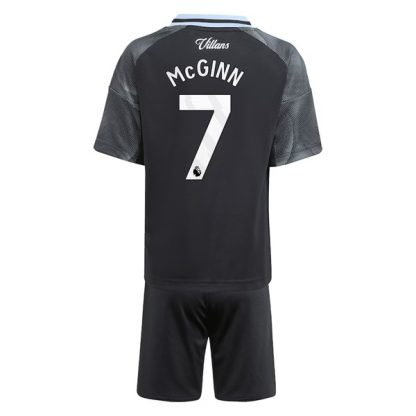 Aston Villa Barn Bortatröja 2025/26 John McGinn #7 Fotbollsställ med Shorts