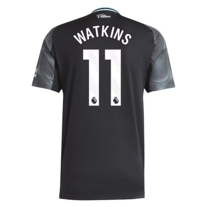 Aston Villa Herr Bortatröja 2025/26 Ollie Watkins #11 Kortärmad Billig Fotbollströja