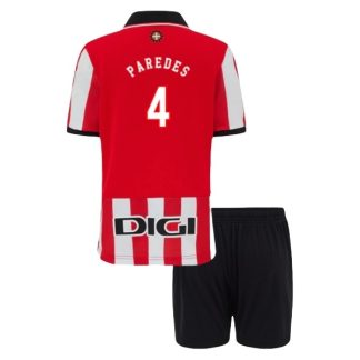 Athletic Bilbao Barn Hemmatröja 2025/26 Aitor Paredes #4 Fotbollsställ med Shorts