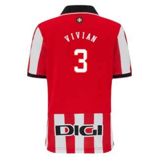 Athletic Bilbao Herr Hemmatröja 2025/26 Dani Vivian #3 Kortärmad Billig Fotbollströja