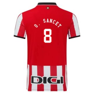 Athletic Bilbao Herr Hemmatröja 2025/26 Oihan Sancet #8 Kortärmad Billig Fotbollströja