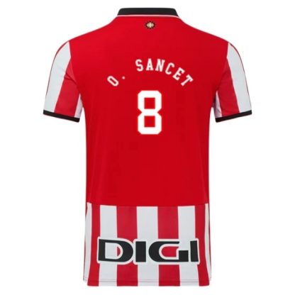 Athletic Bilbao Herr Hemmatröja 2025/26 Oihan Sancet #8 Kortärmad Billig Fotbollströja